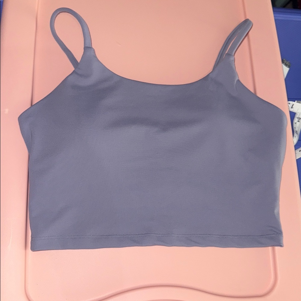 lululemon athletica Lavender Gray Strappy Crop Top - Picture 7 of 8